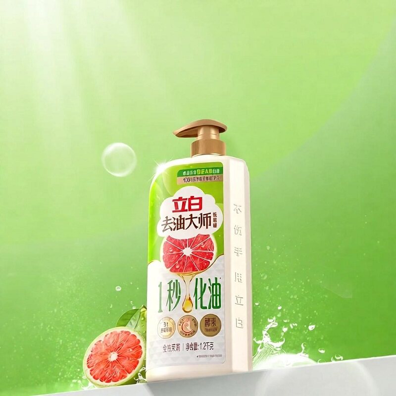 【新品】立白去油大师洗洁精1.2kg去油净果蔬清洁奶瓶安心洗护手