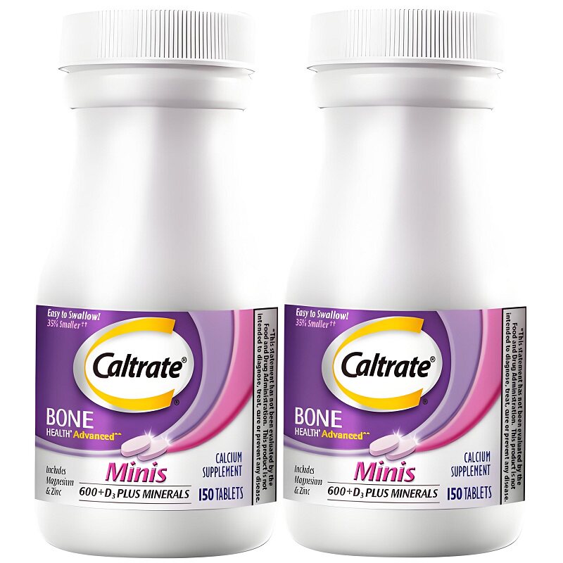 钙尔奇钙片维生素d碳酸钙150粒*2瓶