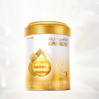 【官方正品】惠氏启赋蕴淳3段HMO进口+A2奶源婴幼儿牛奶粉810g6罐