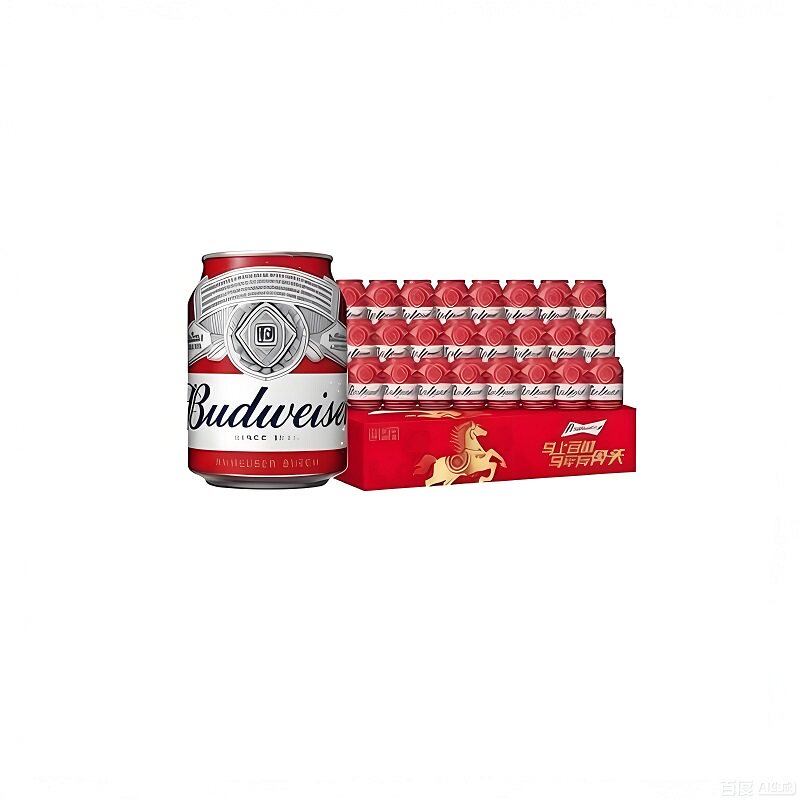 百威红罐拉格啤酒255ml*24听Mini罐装9.7°P 整箱批发囤货24罐