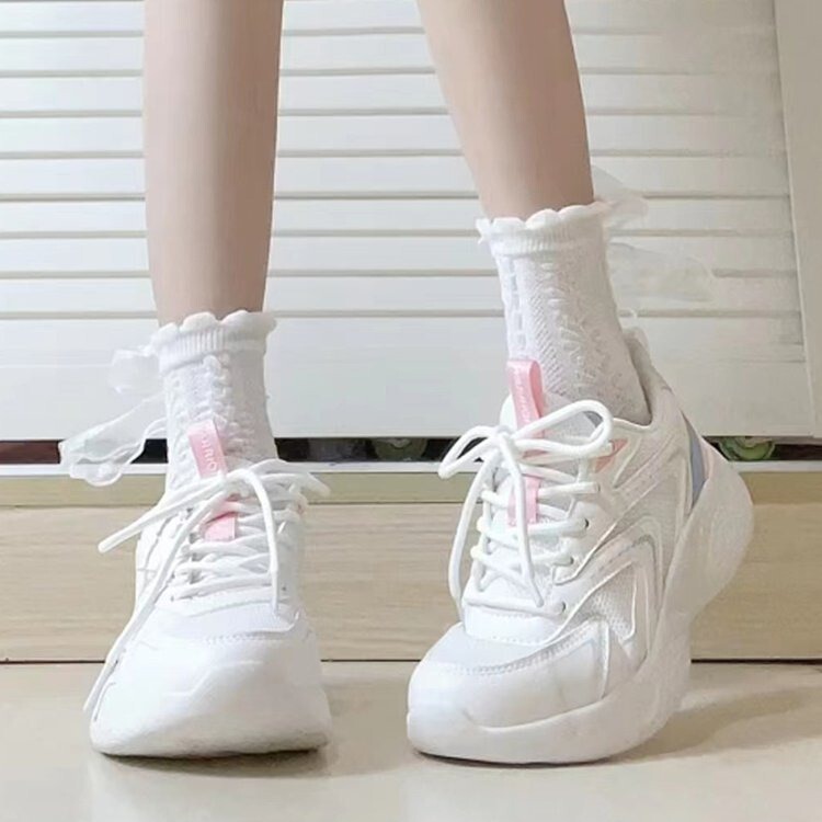 Official Genuine Women's Shoes 2026 New Model Shock-Absorbing Lightweight Sports Women's Shoes Soft-Soled White Shoes Running Shoes
