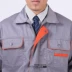 Quần yếm mùa xuân và mùa thu phù hợp với nam mặc áo sơ mi dài tay dụng cụ trang trí nhà xưởng dày
