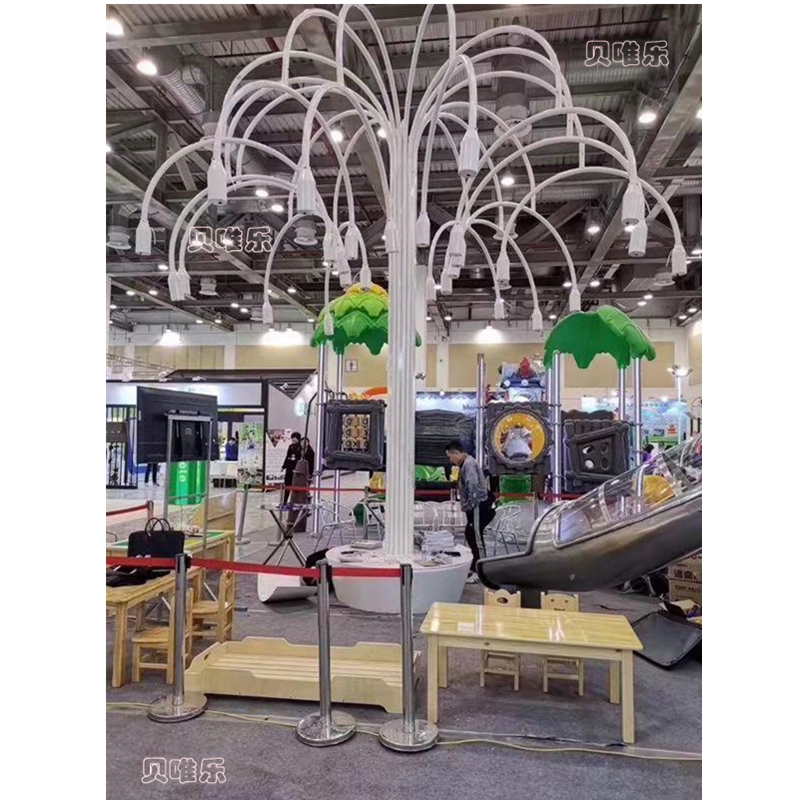 Douyin Net Red Smoke Bubble Smoke Bubble Tree Foam Tree Mist Ball Smoke Bomb Tree Landscape Art Installation Exhibition