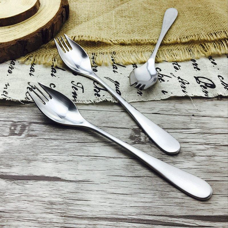 SW British Creative Multifunctional Fork Spoon Salar Fork 304 stainless steel texture matte