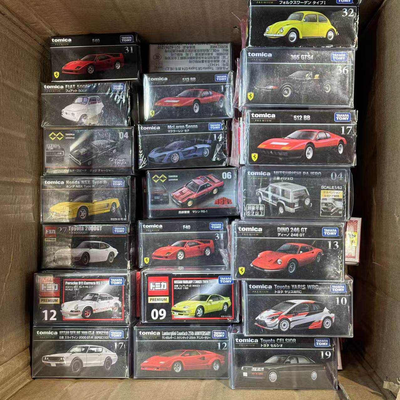 TOMICA 绝版合集多美卡黑盒初回红盒老货日本TOMY 车模
