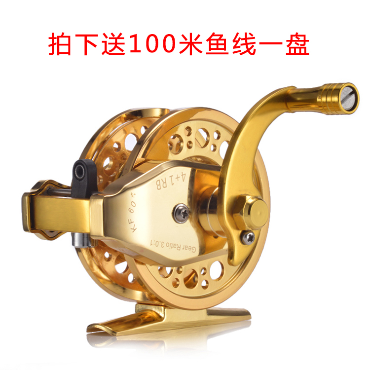 Dragon Dragon fishing gear new double speed belt relief high speed ratio all-metal front wheel fishing line wheel