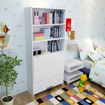 Retractable desk folding multi-function bookcase one can be household folding floor-to-ceiling student writing small apartment type