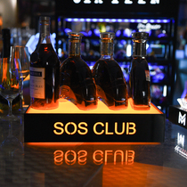 Luminous wine seat bar KTV night wine champagne seat acrylic wine rack custom LOGO factory direct sales