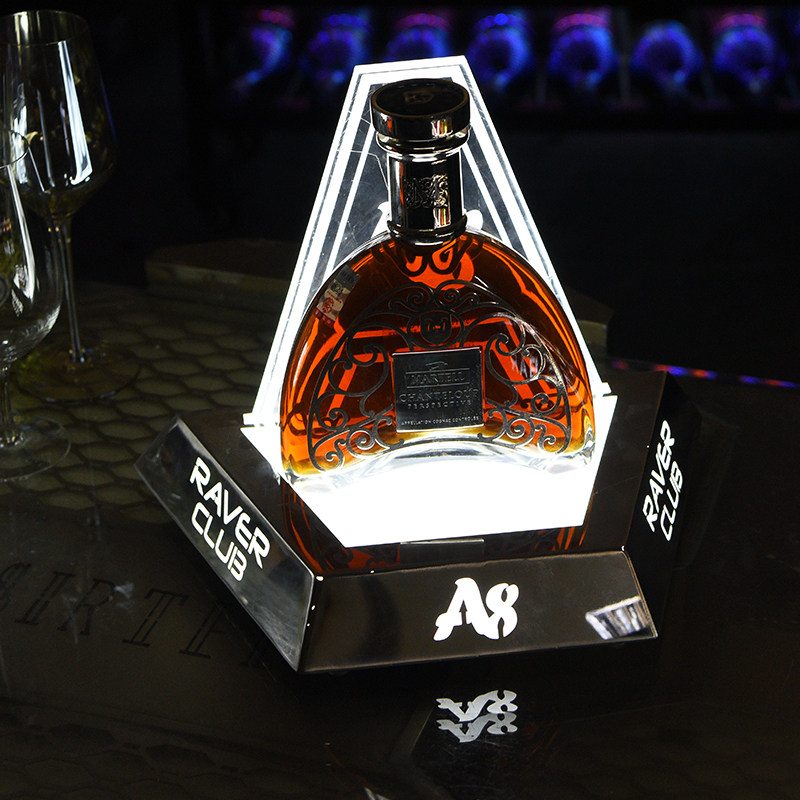 Bar luminous wine seat KTV dance hall atmosphere red wine wine seat crystal champagne wine rack wine holder night field led