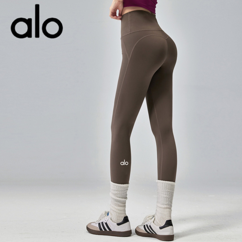 Aio Naked-Feel Butt-Lifting Yoga Pants High-Waisted Slimming Running Cycling Pilates Tight-Fitting Sports Leggings for Autumn and Winter