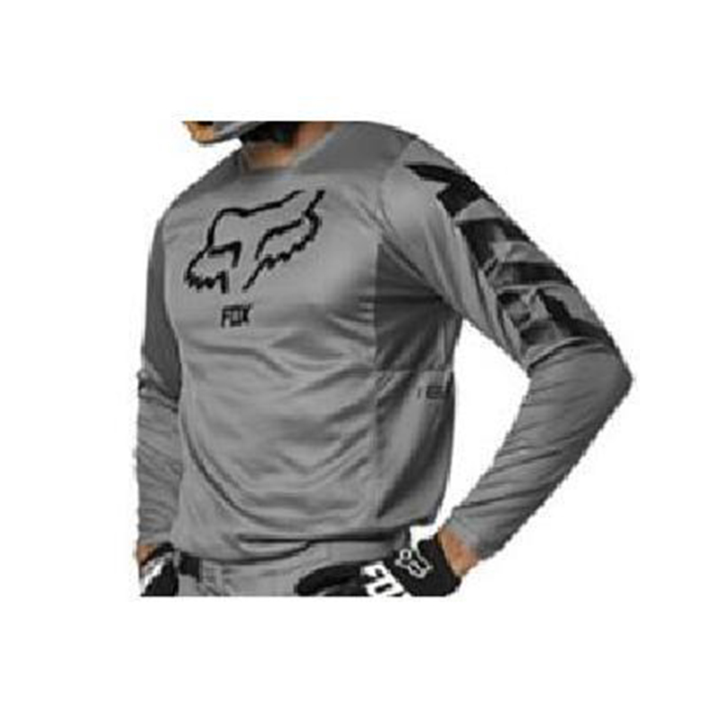 FOX riding suit downhill suit fox head European and American blue seven-star suit long-sleeved top racing bicycle spring and autumn