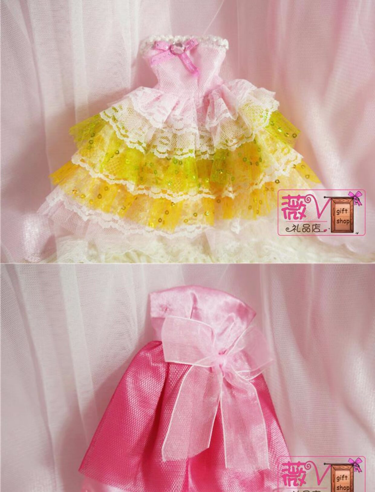 Ye Luoli búp bê đêm 30cm Quần áo búp bê loli giày thể thao giày kẹo kẹo giày dễ thương phụ kiện quần áo búp bê cho bé gái