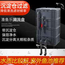 Fish tank fish pond filter drip box turnover box DIY homemade upper filter drip filter box water purification system