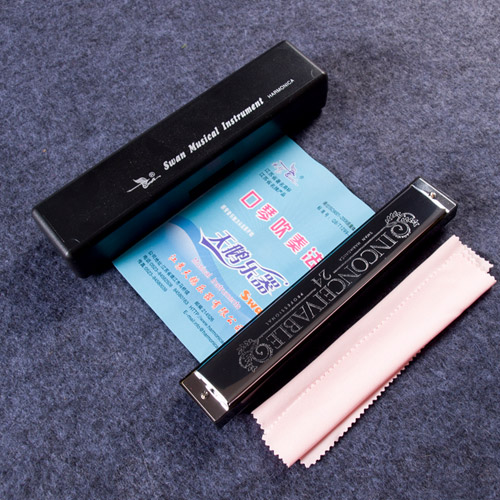 Swan 24-hole polyphonic harmonica musical instrument advanced beginners c-tune d-tune f-tune g-tune e-tune professional performance
