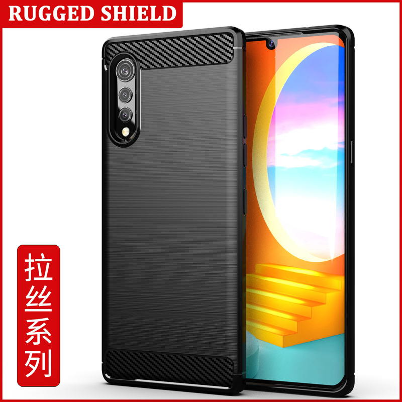 Suitable for Lg Velvet Mobile Phone Case Lm-G910Emw Brushed Pattern Protective Cover G900Emw All-Inclusive Edge Anti-Fall Anti-Slip Pure Color Simple Soft Case Suitable for Lg Velvet Mobile Phone Case Lm-G910Emw Brushed Pattern Protective Cover G900Emw All-Inclusive Edge Anti-Fall Anti-Slip Pure Color Simple Soft Case