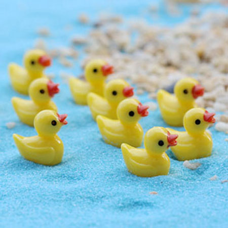 Ceramic Small Duck Fish Tank Built View Fish Tank Decoration Aquarium Handicraft Small Pendulum fish tank Decorative Duck-Taobao