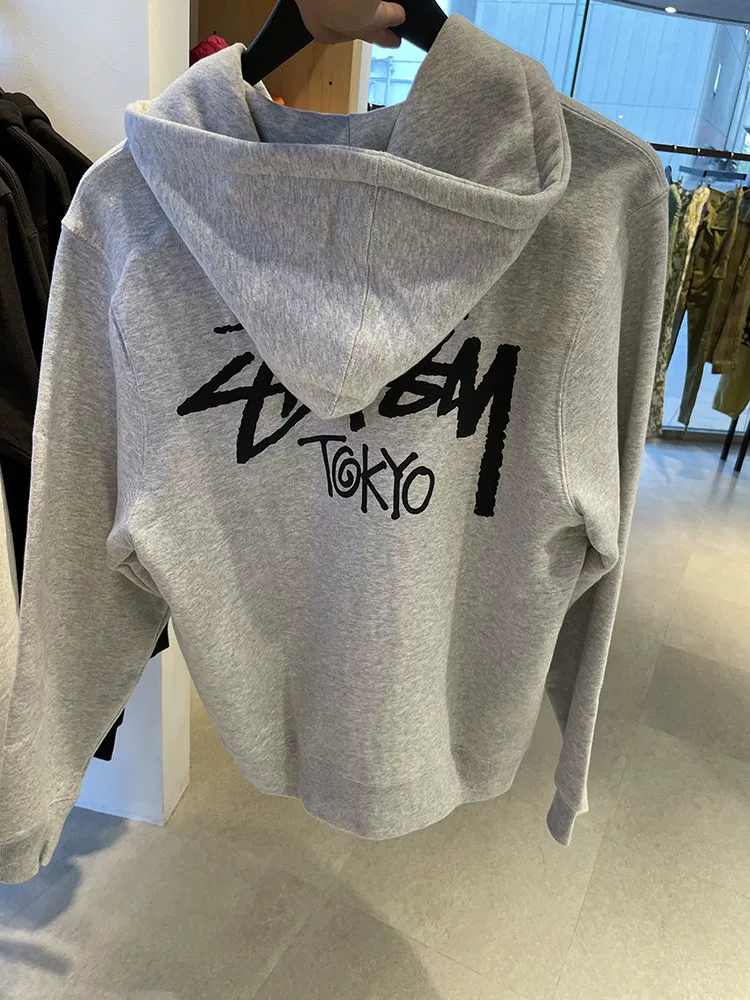 Японский покупатель Stussy Stucystan Токио лимитированный зиппер худи кофта худи 22