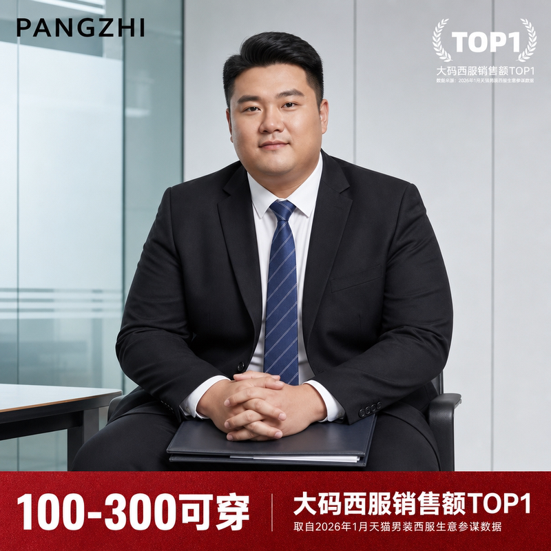 Large Size Suit Set for Men, Business Casual Suit Jacket, Black Non-Iron Professional Formal Wear, Work Interview Suit
