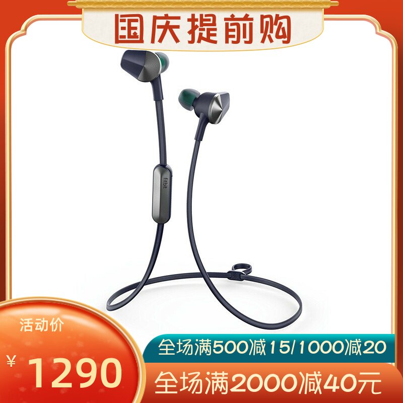 Fitbit Flyer Wireless Headphones In-Ear Sweat Resistant Sports Bluetooth 4 2 Small and Comfortable Microphone