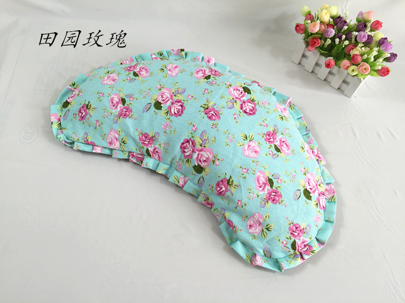 Hoa mới Hàn Quốc cũ vải thô dày cotton trẻ em người lớn học sinh kiều mạch da gối vỏ gối gối cao su non cho người lớn