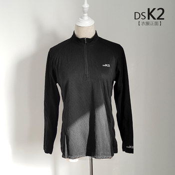 Foreign Trade Slimming Look Quick-Drying Clothing Women's Long-Sleeved Stand-Up Collar Outdoor Sports T-Shirt Running Large Size Quick-Drying Clothing Mountaineering Breathable