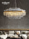 [Prism] Post-Modern Crystal Chandelier, Post-Modern Accessible Luxury Living Room Lamp, Restaurant Lamp, Atmospheric Luxury House