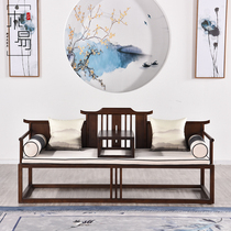  New Chinese Arhat bed Classical solid wood sofa Modern Chinese Zen bed Hotel bed and breakfast living room furniture customization