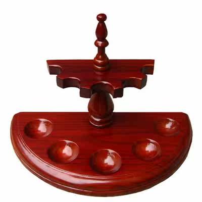 Tobacco Fighting Accessories High-end Solid Wood 5 Roman Vertical Tobacco Rack Semicircular Detachable 5-Place Tobacco Bucket Shelf