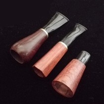 Hand-made solid wood cigar nozzle Rosewood cigar nozzle Circulating filtration washable cigar mouthpiece extension mouthpiece