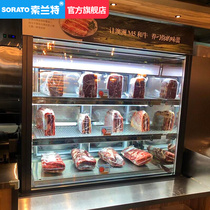 Dry Drain Acid Cabinet Beef Cooked Into Cabinet Steak Cabinet Refrigerated Preservation Display Cabinet Western Dining constant and wet Thermostatic Freezer