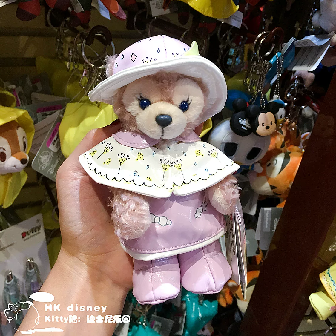 Disney, plush raincoat, doll, pendant, Hong Kong