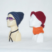 Blow molded female head mold photo costume props accessories necklaces hats scarves glasses decoration plastic