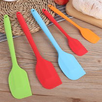 One-piece silicone scraper high temperature resistant shovel cake cream spatula baking tool blade rubber baking scraper