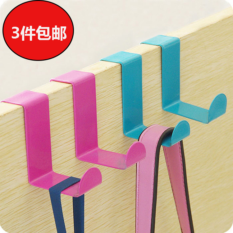 Stainless steel simple door back hook door rear without mark nail double with single hook door and window with hood and hood hook s hook double hook