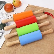 Childrens silicone rolling pin Roller Non-stick flour stick Dumpling stick Baking tools plasticine teaching kindergarten