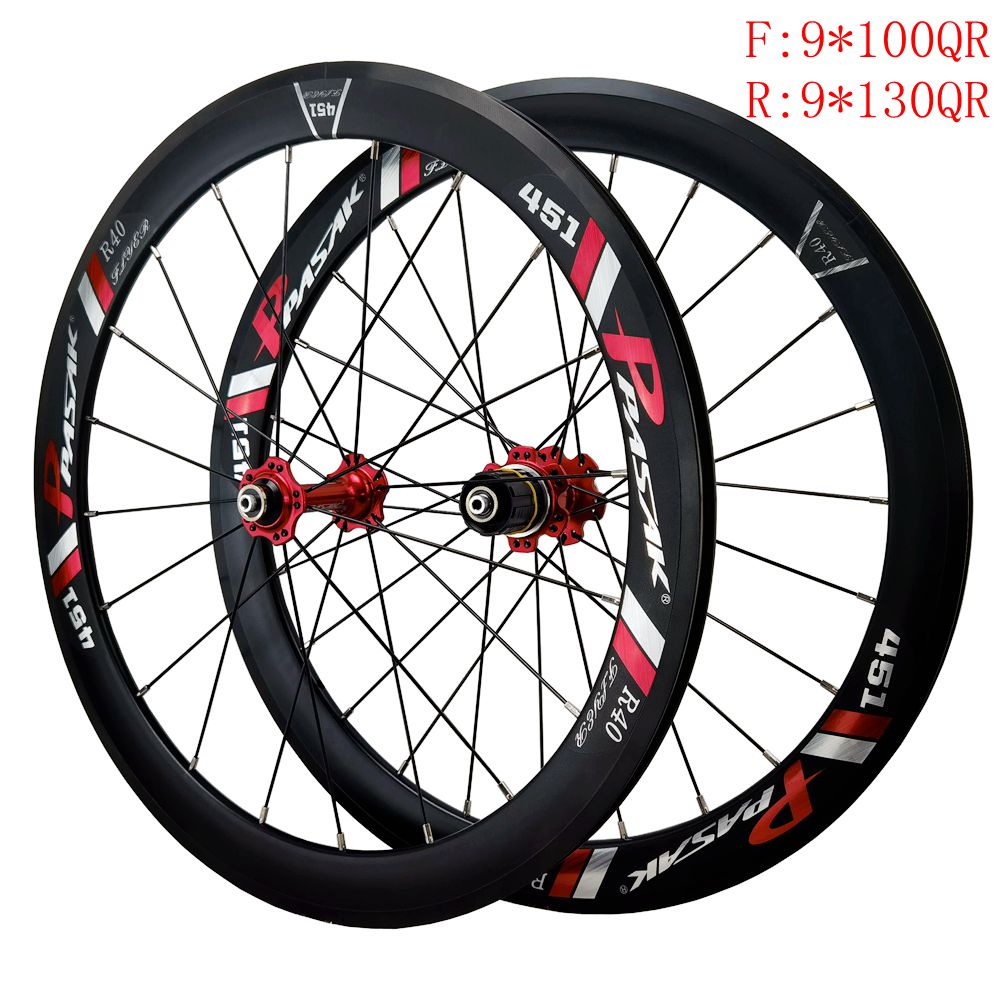 Bike wheel folding wheel set 20 inch 1-1 8 V 8 V 1-3 8 451MM100 130MM Ferry diameter