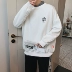 Áo len nam dài tay in xu hướng áo sơ mi nam oversize cho nam