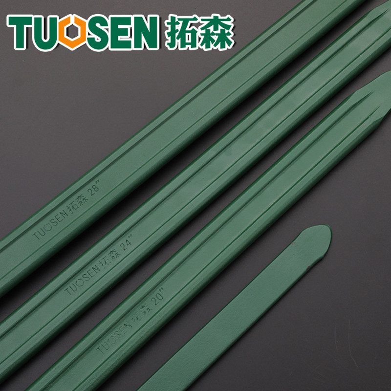 Hexagonal crowbar Bold crowbar Nail lifter Heavy-duty crowbar Steel drill pry fire pry removal wooden box tool