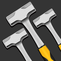 Octagonal hammer subway hammer heavy-duty masonry hammer high carbon steel one-piece hammer tool household 3 pounds 4 pounds hand hammer hammer