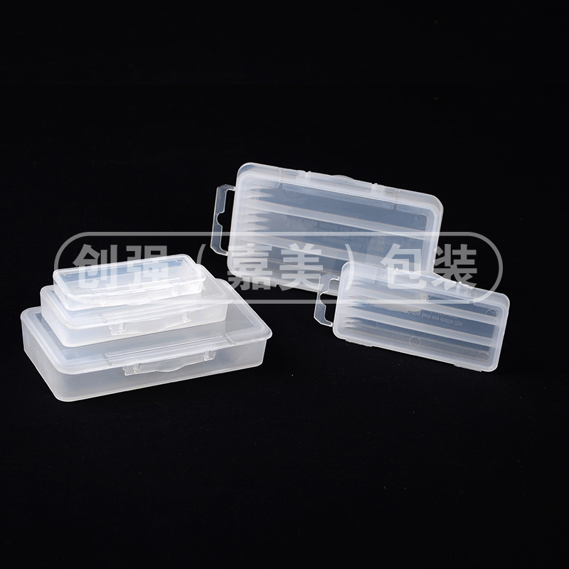 Three-pack with hook screw tapping screw tapping packaging box CNC tool packaging box Overall plastic packaging box