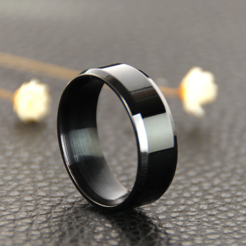 Black tungsten steel ring male Korean version titanium steel ring ring personality domineering hip hop ring Bundy nightclub ring