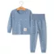 Mùa thu và mùa đông trẻ em eo cao thiết kế quần bụng cotton phù hợp với bé trai quần áo mùa thu quần dài bé gái áo dài tay bé đồ bộ trẻ em