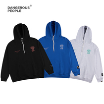 Dangerouspeople Shirk Zhaoqiu Dsp letter paper bag Man sweater tide casual loose men and women hoodies
