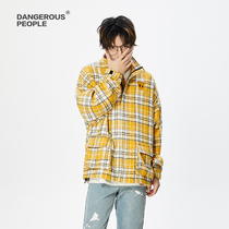 Dangerouspeople Xue Zhangqian dsp graded letter jacket relaxed leisure country tide men and women autumn and winter coat