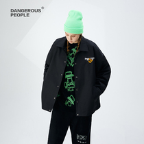 Dangerouspeople Schrk Zhaozheng Rainbow Car Coach Jacket Street American-style Loose Men and Women Costumes