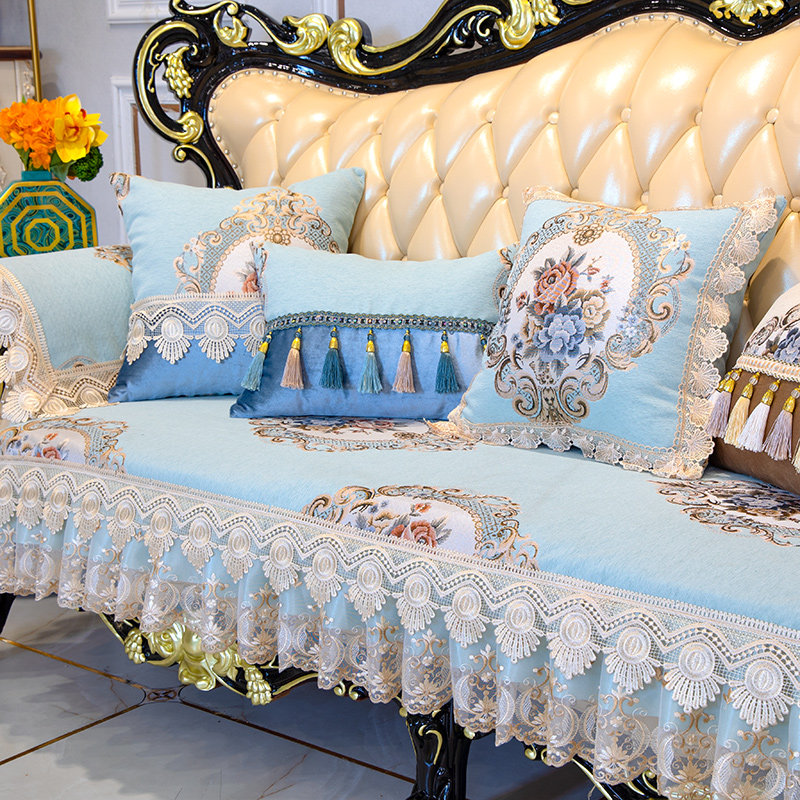 2021 Fall new European-style sofa cushions all season universal upscale luxury non-slip Snow Neil cover set to be made