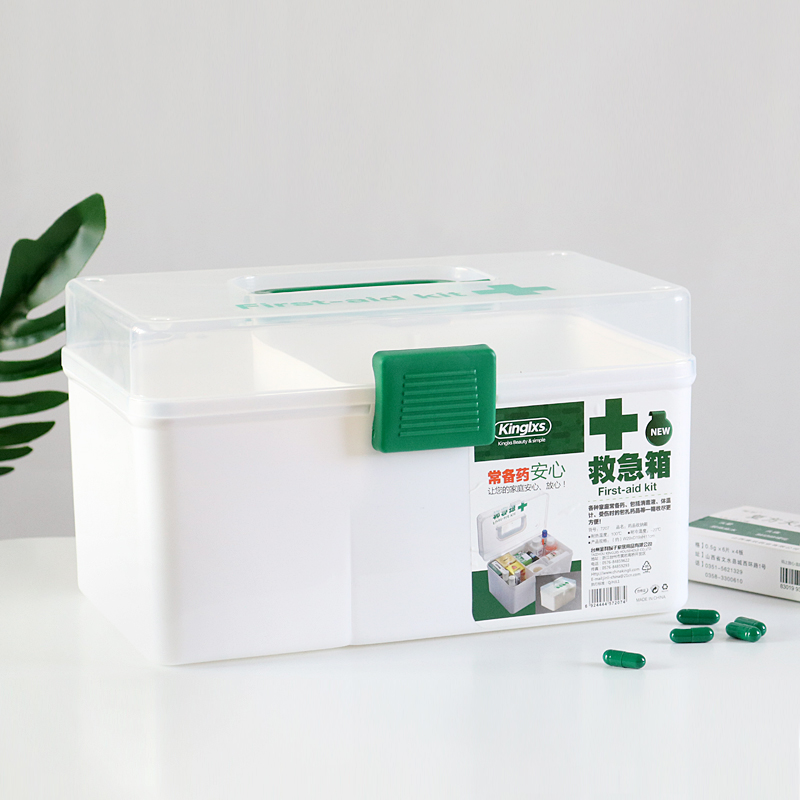 Home First Aid Box Japan Outdoor Tourism Outdoor Medical Box Student Dormitory Medicine containing box Multi-layer size Number