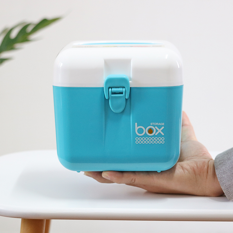 Home Containing Box Small Cosmetics Containing Box Finishing Box Containing Box Student Medicine Box First Aid Box Carrying two floors