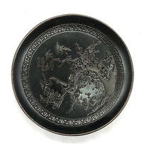 Antiques and miscellaneous collections antique Qing Qianlong plum blossom plates handicrafts home furnishings