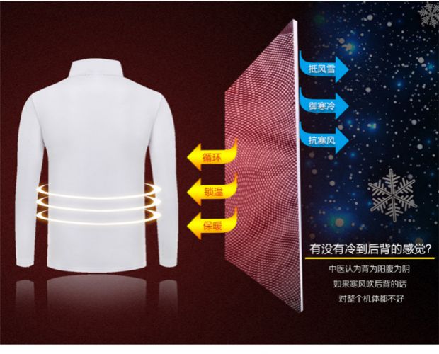 Áo cotton nam mùa đông với nhung ấm cách nhiệt quần áo nam dài tay áo thun máu và áo nhung dày mùa đông áo phông rộng nam